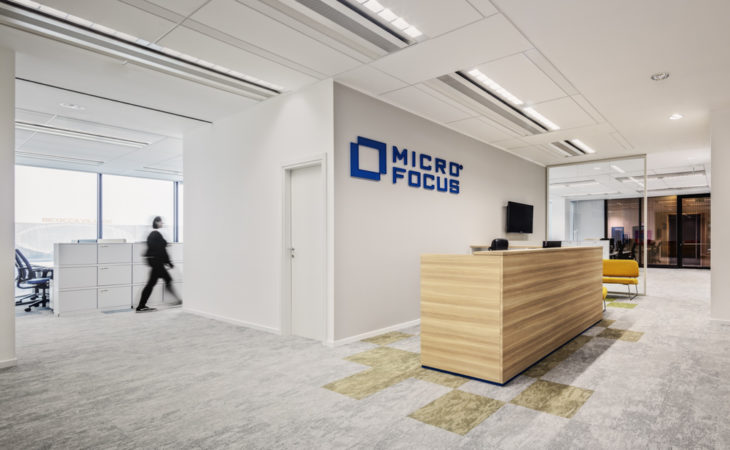 Bureaux Micro Focus : identité, confort et innovation