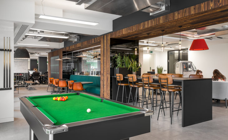 Fun and flexible workspace to attract and retain top talent