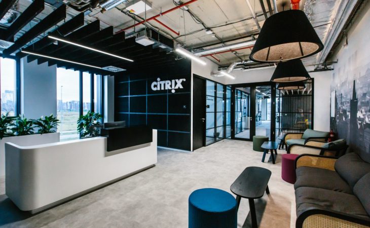 Aménagement intérieur des bureaux Citrix
