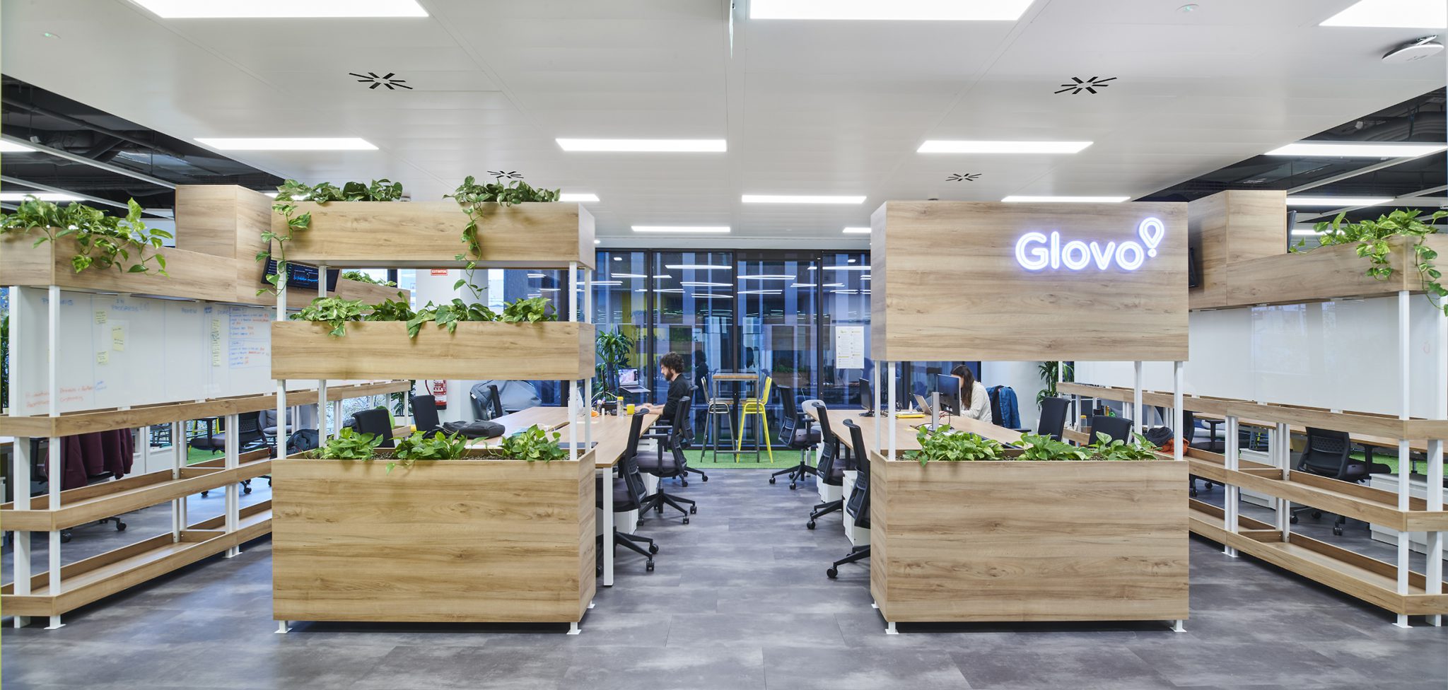 Integrated partitions, Glovo Barcelona