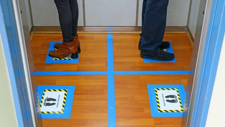 Visual instructions: Guiding office employees through the new normal