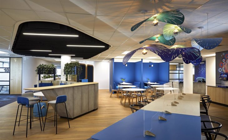 Vibrant offices for snacks and beverages giant