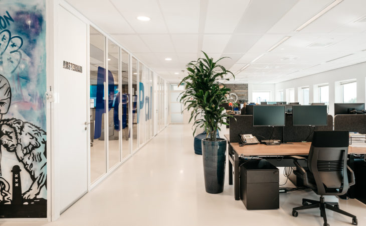 Corporate values integrated in the fit-out of PayPal
