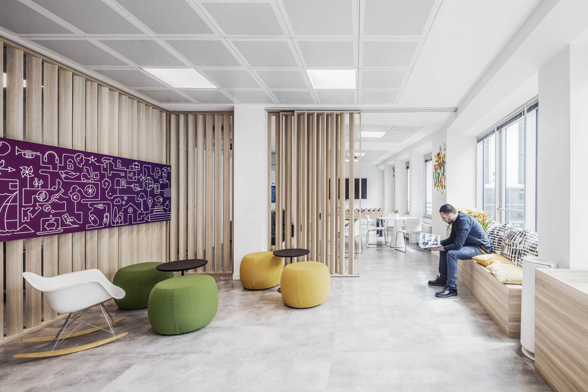 Tech-free zone at PayPal offices in Milan, Italy