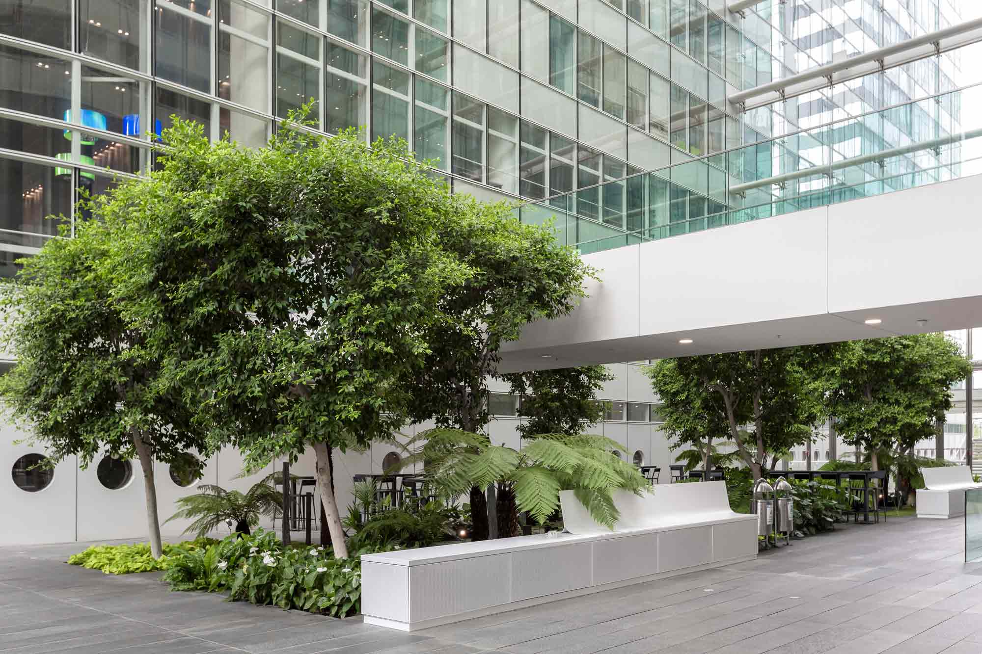 Tétris completed the build of the atrium at Cœur Défense, Paris, France