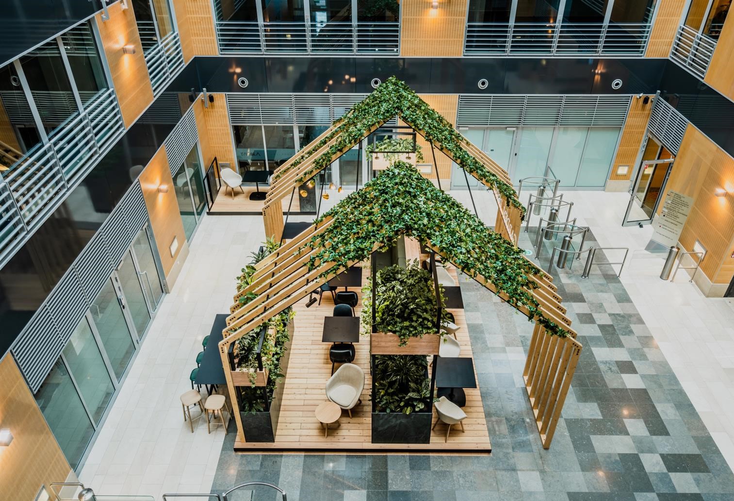 A welcoming oasis for Bluehouse Capital at Marynarska Point 2 in Warsaw, Poland