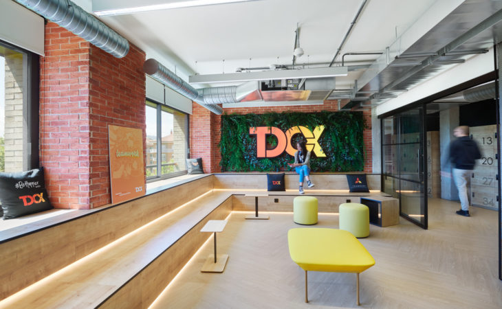 Vibrant workplace for digital and technological client