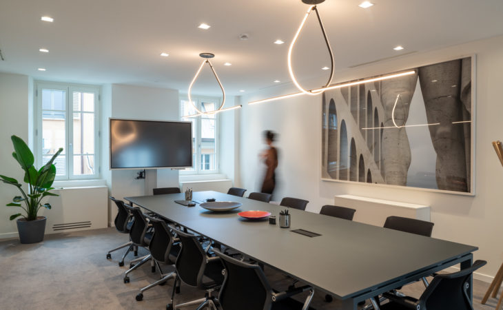 Un ufficio dal design classico e dall’eleganza senza tempo