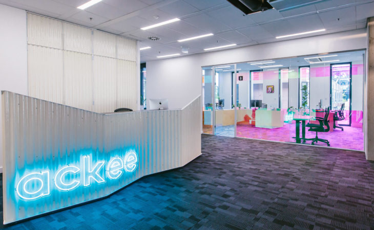 Almost cosmic look of IT company offices