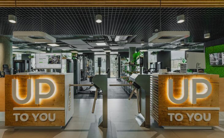 Fit-out klubu fitness