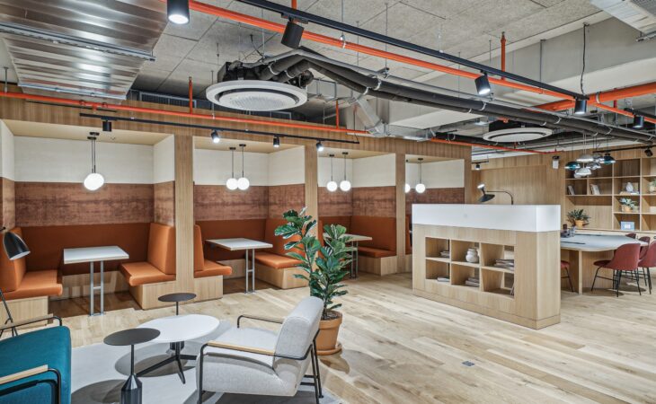 Design of a coworking space in Lyon’s latest high-rise building