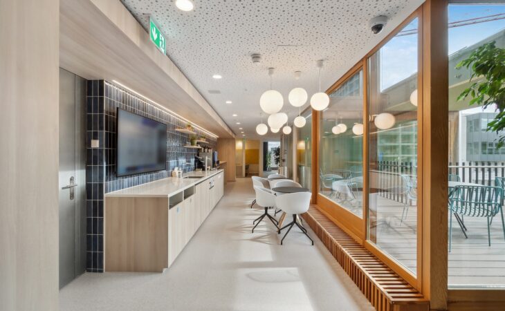 Office fit-out for a pharmaceutical company