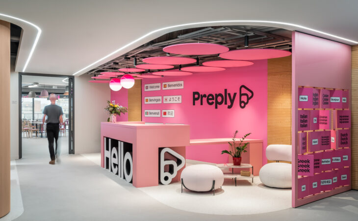 Modular workspace design for EdTech companies